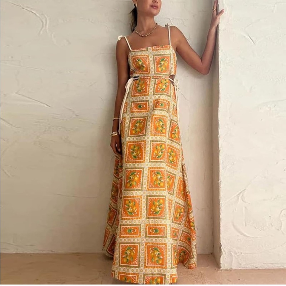 Women’s long summer dress - Picture 2 of 4